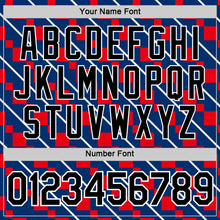 Загрузить изображение в средство просмотра галереи, Custom Red Black White-Blue Croatia Rhombus Performance T-Shirt
