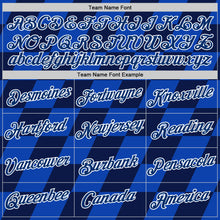 Load image into Gallery viewer, Custom Blue US Navy Blue White-Navy Croatia Plaid Performance T-Shirt
