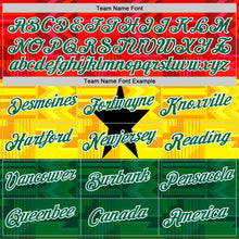 Загрузить изображение в средство просмотра галереи, Custom Red Kelly Green White Yellow-Black Ghana Flag Performance T-Shirt
