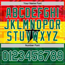 Загрузить изображение в средство просмотра галереи, Custom Red Kelly Green White Yellow-Black Ghana Flag Performance T-Shirt
