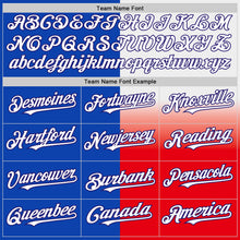 Load image into Gallery viewer, Custom Blue White Red-Dark Purple Texas Flag City Edition Authentic Baseball Jersey
