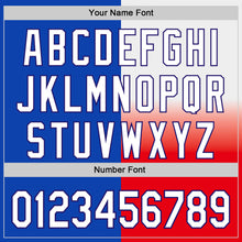 Load image into Gallery viewer, Custom Blue White Red-Dark Purple Texas Flag City Edition Authentic Baseball Jersey
