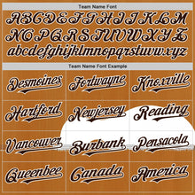 Load image into Gallery viewer, Custom Brown White Texas Guitar City Edition Authentic Baseball Jersey
