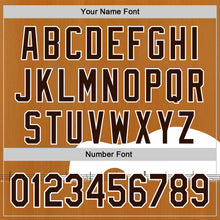 Load image into Gallery viewer, Custom Brown White Texas Guitar City Edition Authentic Baseball Jersey
