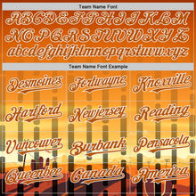 Load image into Gallery viewer, Custom Texas Orange Yellow Black-White Texas Sunset Southwest Landscape City Edition Authentic Baseball Jersey
