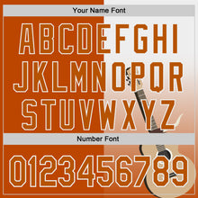 Load image into Gallery viewer, Custom Texas Orange White Texas Guitar City Edition Authentic Baseball Jersey
