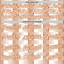 Load image into Gallery viewer, Custom White Texas Orange Texas Flag Stripe City Edition Authentic Baseball Jersey
