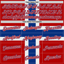 Загрузить изображение в средство просмотра галереи, Custom Red White-Royal Norway 	Flag Performance T-Shirt
