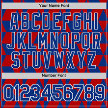 Загрузить изображение в средство просмотра галереи, Custom Red Royal-White Norway Geometric Performance T-Shirt
