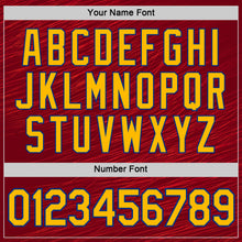 Laden Sie das Bild in den Galerie-Viewer, Custom Red Gold-Royal Spain Line Performance T-Shirt
