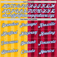 Load image into Gallery viewer, Custom Red White Yellow-Royal Spain Stripe Splash Performance T-Shirt
