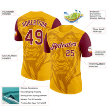 Загрузить изображение в средство просмотра галереи, Custom Gold Crimson-White Spain OX Performance T-Shirt
