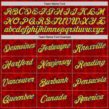 Laden Sie das Bild in den Galerie-Viewer, Custom Red Gold-Royal Spain Floral Damask Performance T-Shirt
