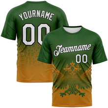 Charger l'image dans la galerie, Custom Green White Texas Orange-Black 3D Pattern Aguila Imperial Eagle Performance T-Shirt
