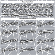 Laden Sie das Bild in den Galerie-Viewer, Custom Gray White-Black 3D Pattern Geometric Triangle Grid Minimalist Sytle Performance T-Shirt
