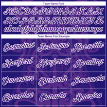 Загрузить изображение в средство просмотра галереи, Custom Dark Purple Purple-White 3D Pattern Maori Tribal Tattoo Performance T-Shirt
