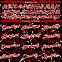 Загрузить изображение в средство просмотра галереи, Custom Black Red-White 3D Pattern Chain Link Cracked Performance T-Shirt
