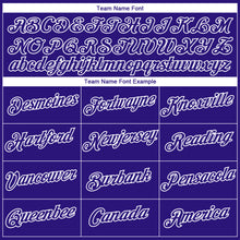 Load image into Gallery viewer, Custom Dark Purple-White 3D Pattern Zigzag Step Fade Effect Performance T-Shirt
