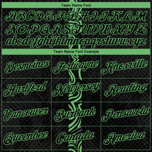 Laden Sie das Bild in den Galerie-Viewer, Custom Black-Pea Green Geometric Tribal Sportswear Performance T-Shirt
