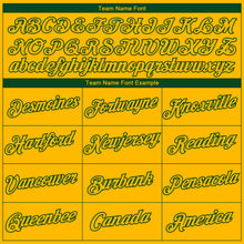 Charger l'image dans la galerie, Custom Gold-Green Gradient Spray Speckle Performance T-Shirt
