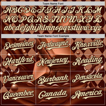 Load image into Gallery viewer, Custom Brown-Cream Foodie Food Dessert Chocolate Authentic Baseball Jersey

