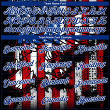 Charger l&#39;image dans la galerie, Custom Black Red-White 3D American Flag Fashion Performance T-Shirt
