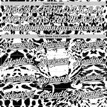 Laden Sie das Bild in den Galerie-Viewer, Custom White-Black Leopard Print Authentic Baseball Jersey
