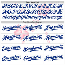 Laden Sie das Bild in den Galerie-Viewer, Custom White Red-Royal Cherry Blossoms Sakura Authentic Baseball Jersey
