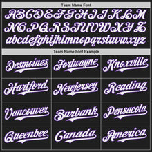Загрузить изображение в средство просмотра галереи, Custom Black White Purple-Neon Green Japanese Wave 3D Pattern Design Authentic Baseball Jersey
