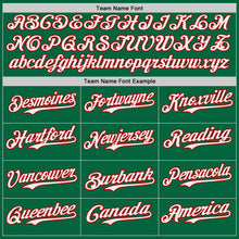 Load image into Gallery viewer, Custom Kelly Green White-Red Japanese Wave 3D Pattern Design Authentic Baseball Jersey
