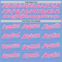 Load image into Gallery viewer, Custom Light Blue Pink-White Japanese Wave 3D Pattern Design Authentic Baseball Jersey
