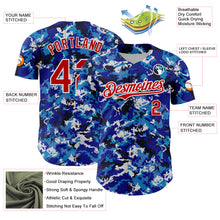 Laden Sie das Bild in den Galerie-Viewer, Custom Blue Red-White Japan Style Authentic Baseball Jersey
