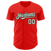 Laden Sie das Bild in den Galerie-Viewer, Custom Red White-Green Portugal Style Authentic Baseball Jersey

