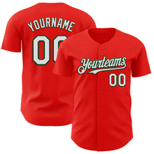 Laden Sie das Bild in den Galerie-Viewer, Custom Red White-Green Portugal Style Authentic Baseball Jersey
