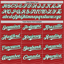 Laden Sie das Bild in den Galerie-Viewer, Custom Red White-Kelly Green Portugal Style Authentic Baseball Jersey
