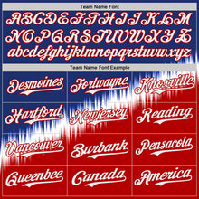 Загрузить изображение в средство просмотра галереи, Custom Royal White-Red USA Style Authentic Baseball Jersey
