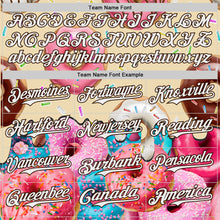 Laden Sie das Bild in den Galerie-Viewer, Custom City Cream White-Brown Ice Cream Donut Foodie Dessert Authentic Baseball Jersey
