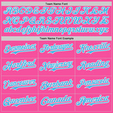 Charger l'image dans la galerie, Custom Pink Sky Blue-White Ice Cream Waffle Foodie Dessert Authentic Baseball Jersey
