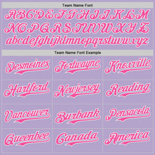 Charger l'image dans la galerie, Custom Light Purple Pink-White Ice Cream Waffle Foodie Dessert Authentic Baseball Jersey
