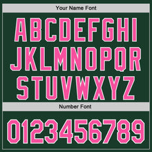 Charger l'image dans la galerie, Custom Green Pink-White Ice Cream Waffle Foodie Dessert Authentic Baseball Jersey
