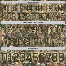 Charger l'image dans la galerie, Custom Camo Olive-Cream Authentic Woodland Camouflage Salute To Service 7V7 Flag Football Jersey

