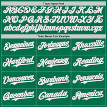 Charger l'image dans la galerie, Custom Kelly Green White-Gray Fluid Liquid Wave Splatter Authentic Baseball Jersey
