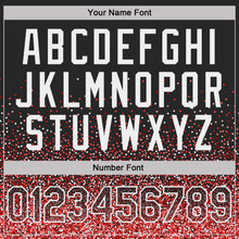 Загрузить изображение в средство просмотра галереи, Custom Black Red-White Colorful Sparkle Gradient Dots Performance T-Shirt
