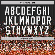 Загрузить изображение в средство просмотра галереи, Custom Black Orange-White Colorful Sparkle Gradient Dots Performance T-Shirt
