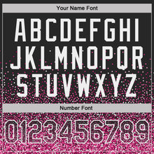 Load image into Gallery viewer, Custom Black Pink-White Colorful Sparkle Gradient Dots Performance T-Shirt
