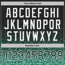 Load image into Gallery viewer, Custom Black Kelly Green-White Colorful Sparkle Gradient Dots Performance T-Shirt
