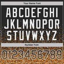 Загрузить изображение в средство просмотра галереи, Custom Black Bay Orange-White Colorful Sparkle Gradient Dots Performance T-Shirt
