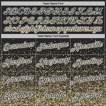 Load image into Gallery viewer, Custom Black Cream-White Colorful Sparkle Gradient Dots Performance T-Shirt
