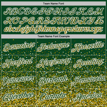Загрузить изображение в средство просмотра галереи, Custom Green Yellow-White Colorful Sparkle Gradient Dots Performance T-Shirt
