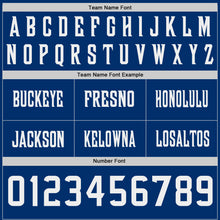 Laden Sie das Bild in den Galerie-Viewer, Custom US Navy Blue-White Authentic Fluid Scratch Waves Football Jersey
